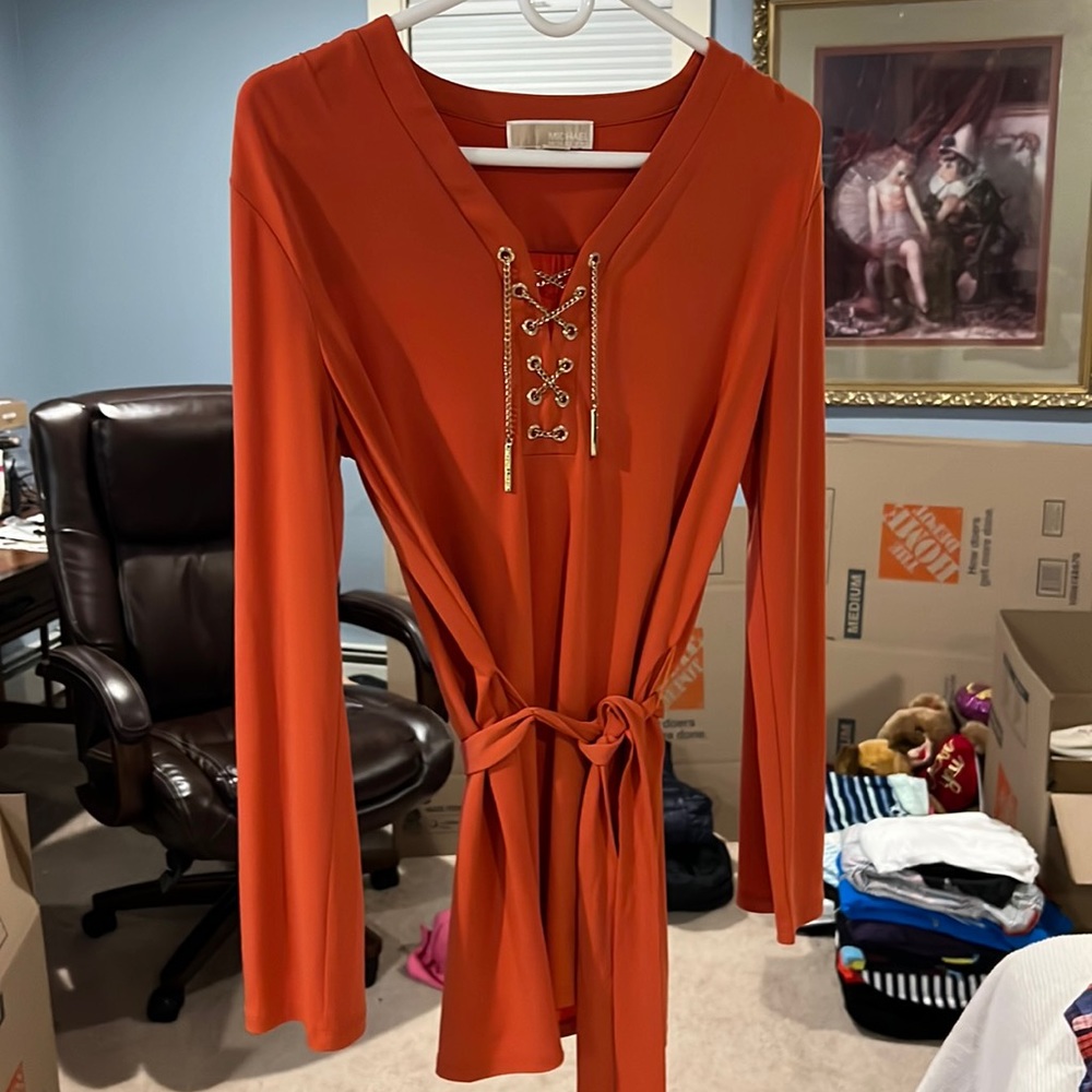 Burnt orange Micheal Kors size M